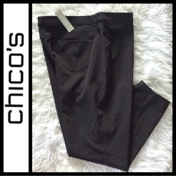 NWT Chico’s Tech Stretch Slim Ankle Pants - Picture 3 of 7